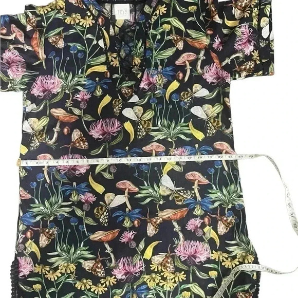 TRYB Anthropologie floral swimsuit beach cover-up fairy core whimsical - Picture 3 of 8